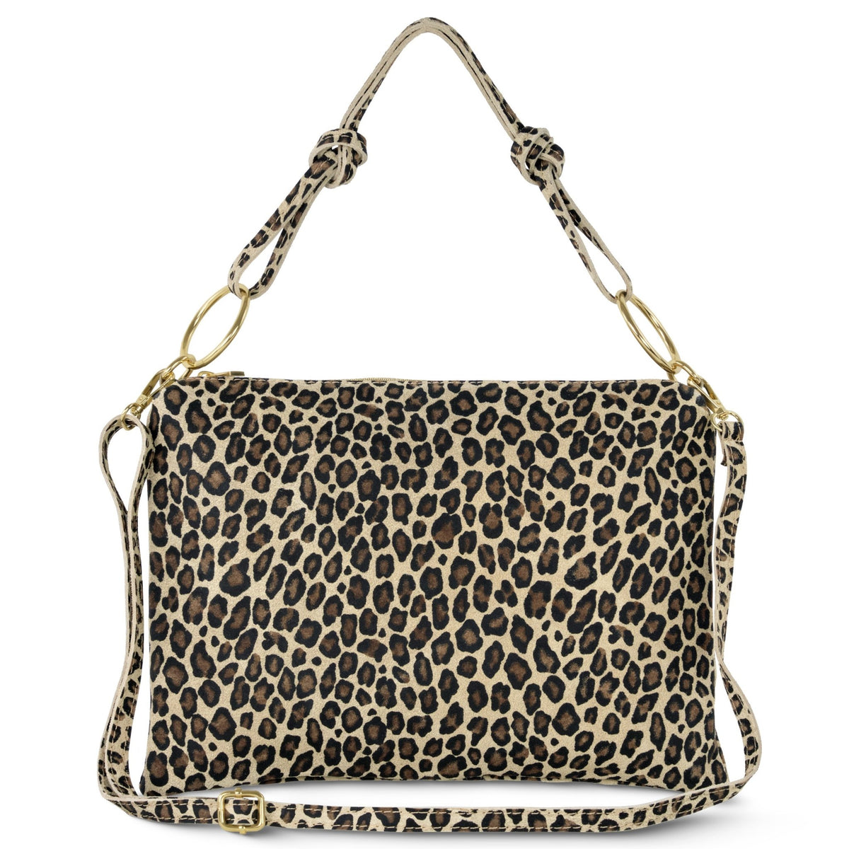 Madonna Modena Italian Genuine Suede Shoulder Bag - Robbi & Angel