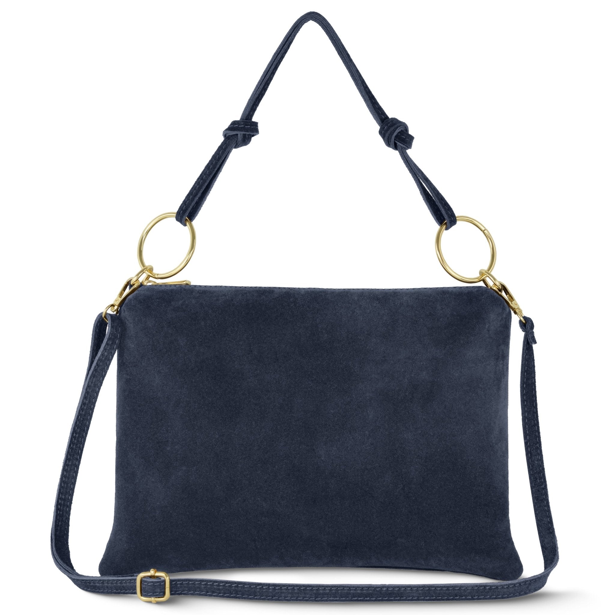 Madonna Modena Italian Genuine Suede Shoulder Bag - Robbi & Angel