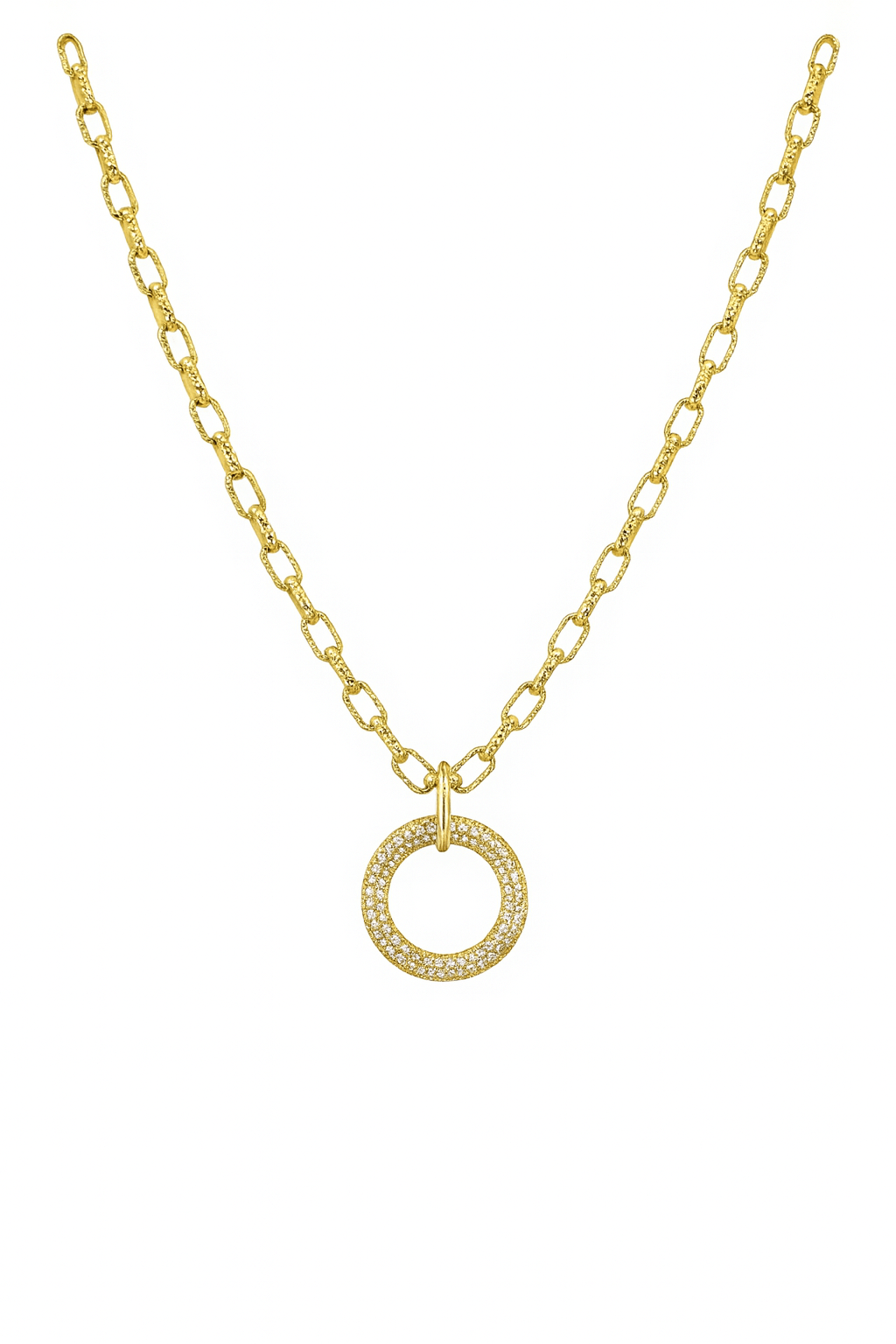 Maribel Shimmering Halo Drop Necklace - Robbi & Angel