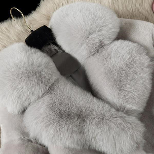 Maureen Medium Length Sheep Sheared Fur Coat - Robbi & Angel