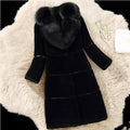 Maureen Medium Length Sheep Sheared Fur Coat - Robbi & Angel