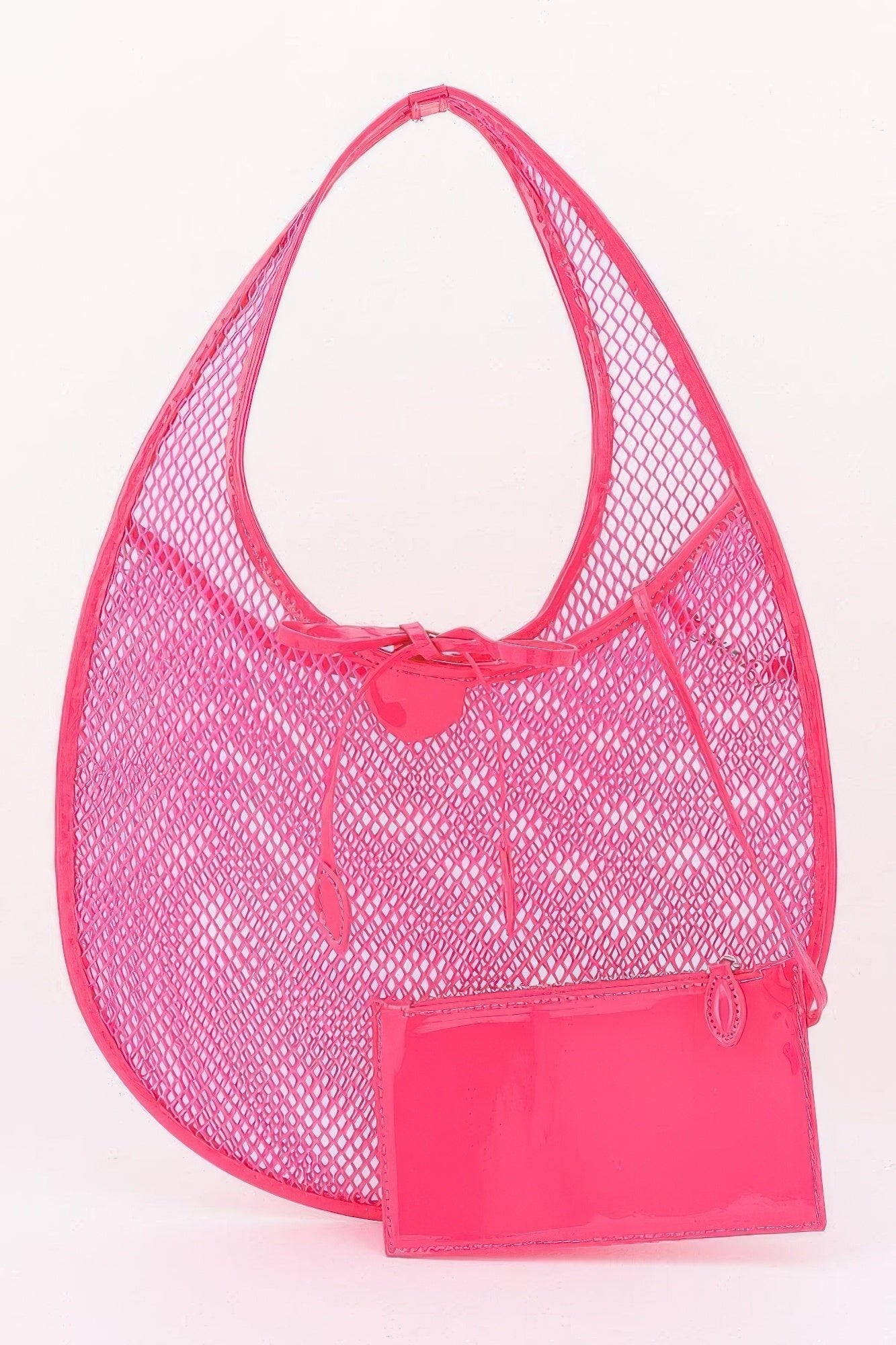 Mesh Tote With Detachable Pouch - Robbi & Angel