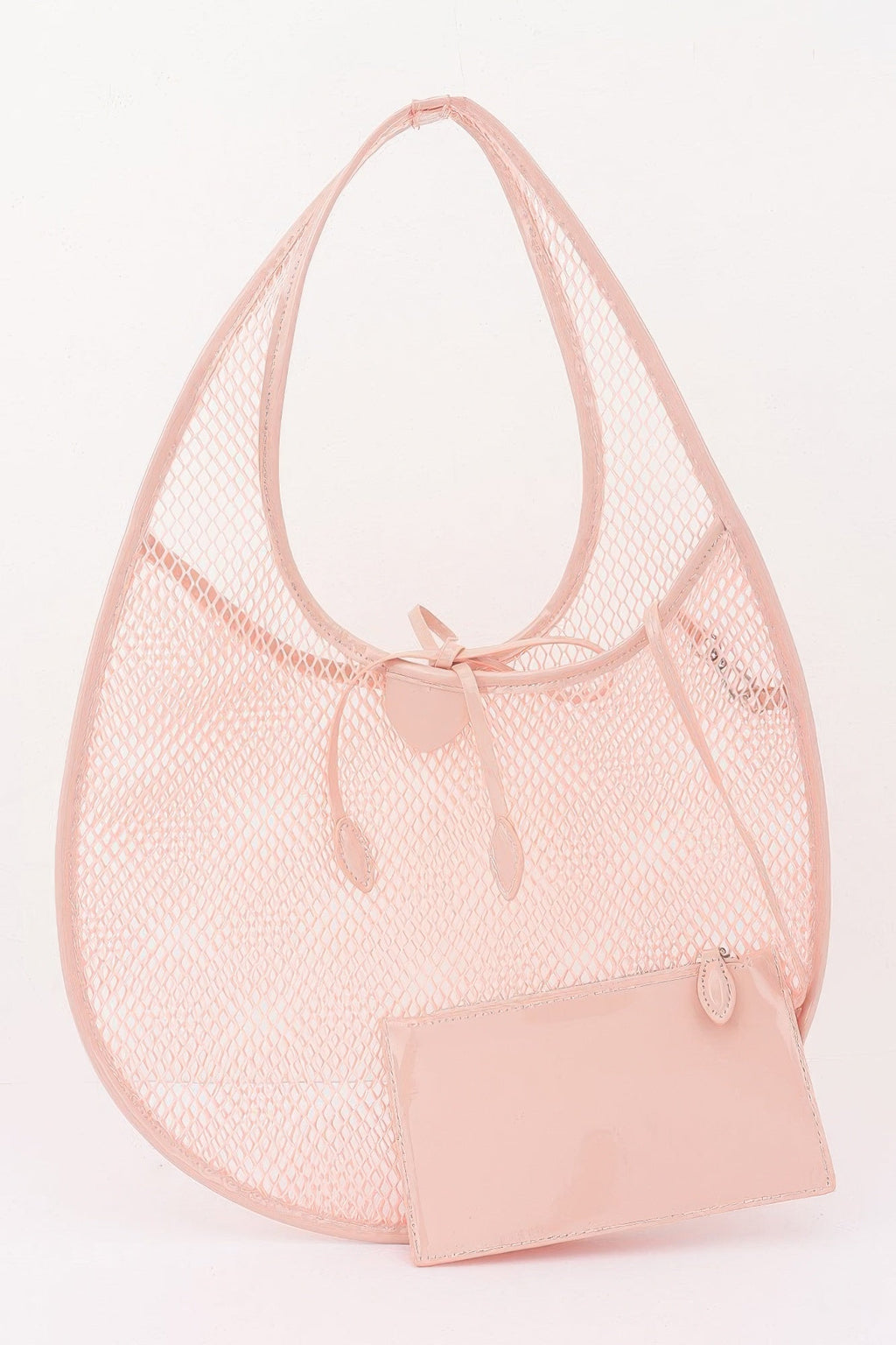 Mesh Tote With Detachable Pouch - Robbi & Angel