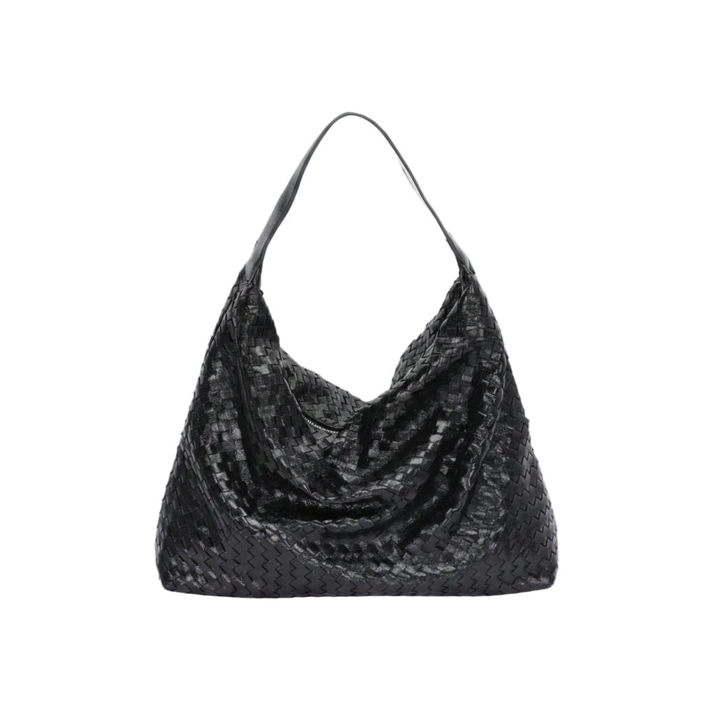 Metallic Braided Tote Bag - Robbi & Angel