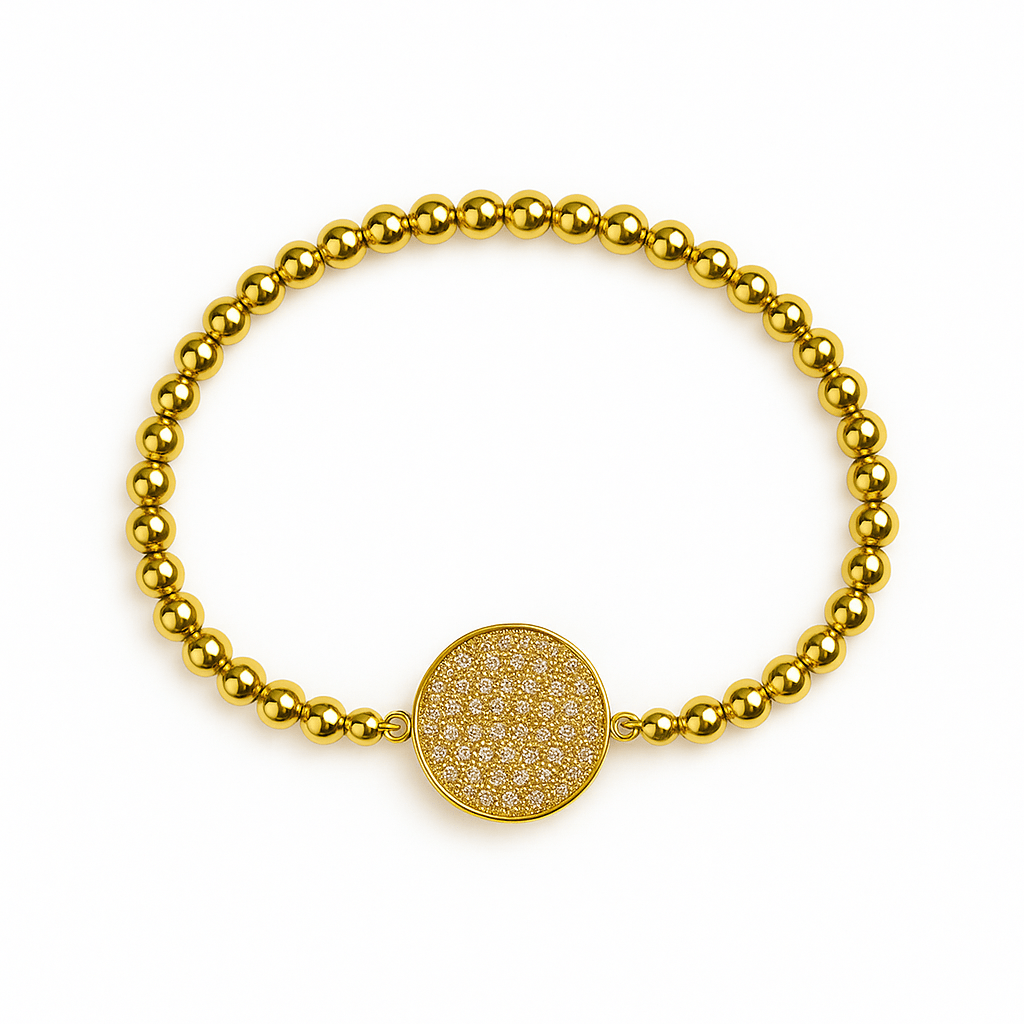 Mia Sparkling Medallion Bracelet - Robbi & Angel