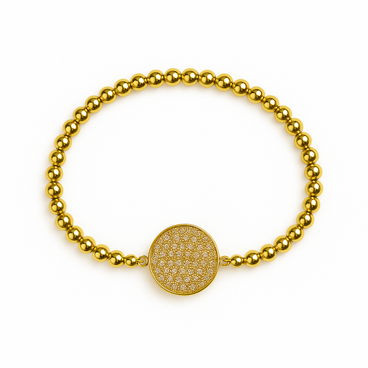 Mia Sparkling Medallion Bracelet - Robbi & Angel