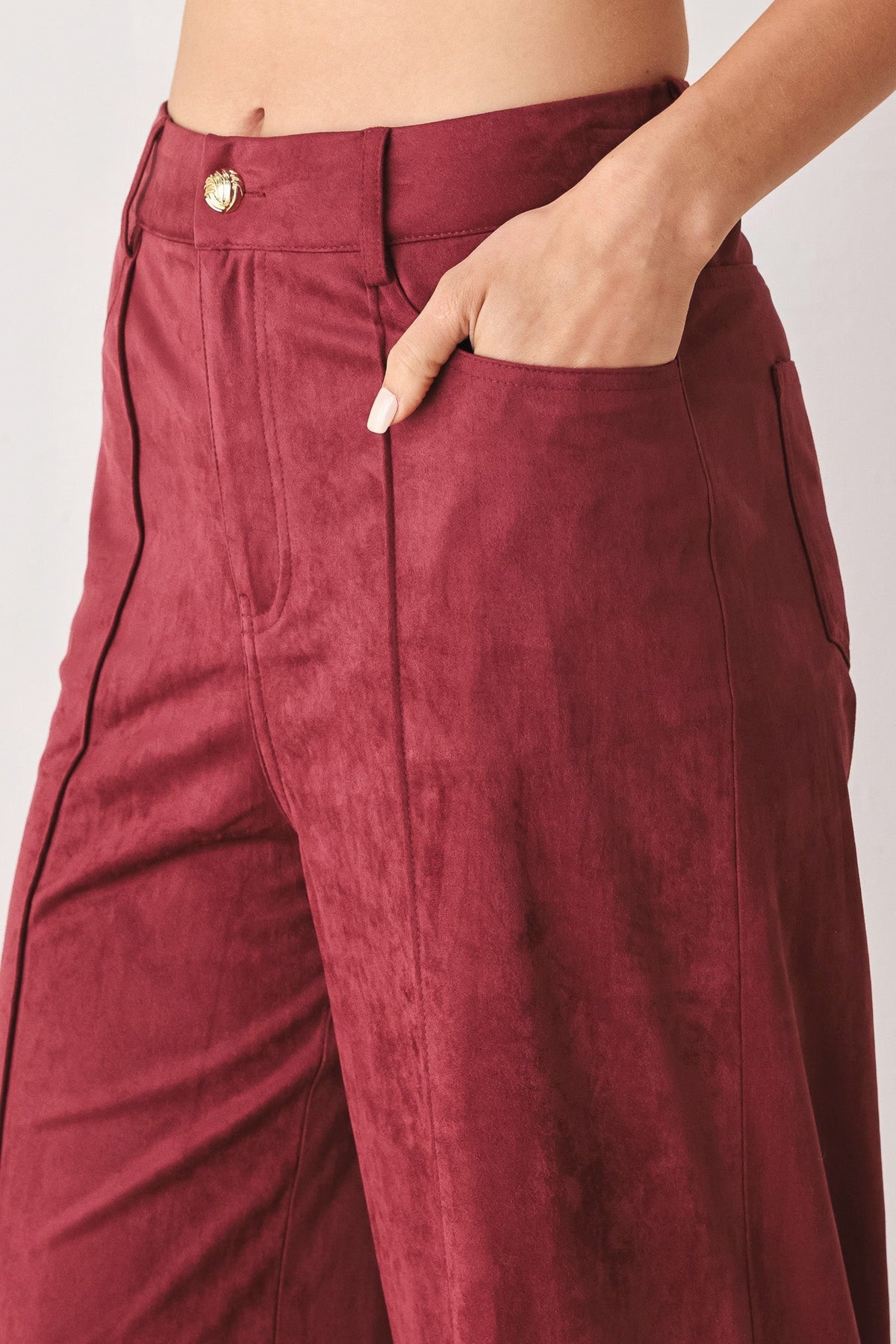 Misa Midnight Faux Suede Pants - Robbi & Angel