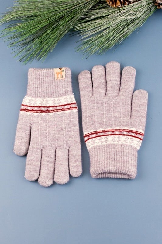 Nordic Accent Touch Gloves - Robbi & Angel