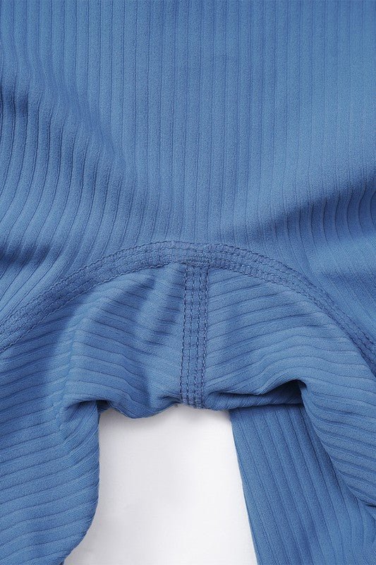 Oblique one - shoulder exercise fitness bodysuits - Robbi & Angel