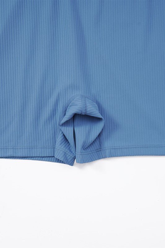 Oblique one - shoulder exercise fitness bodysuits - Robbi & Angel