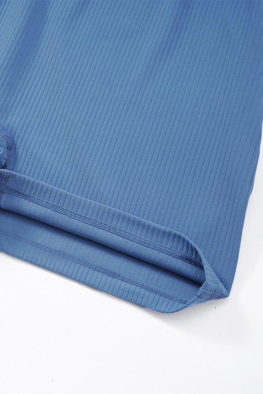 Oblique one - shoulder exercise fitness bodysuits - Robbi & Angel