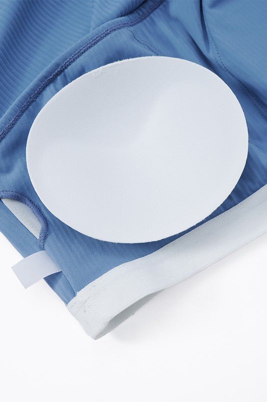 Oblique one - shoulder exercise fitness bodysuits - Robbi & Angel