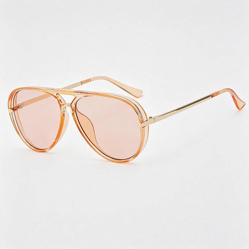 Oversized Aviator Sunglasses - Robbi & Angel