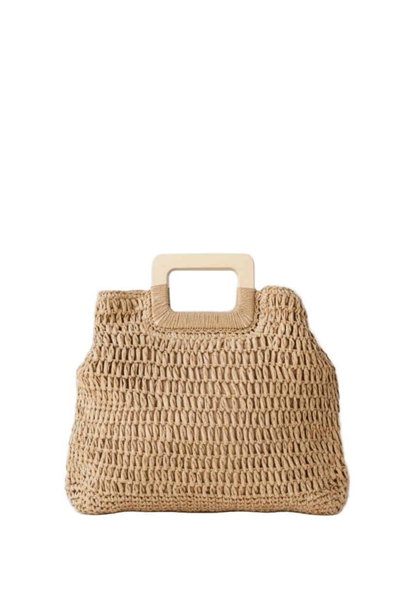 Oversized Straw Tote - Robbi & Angel