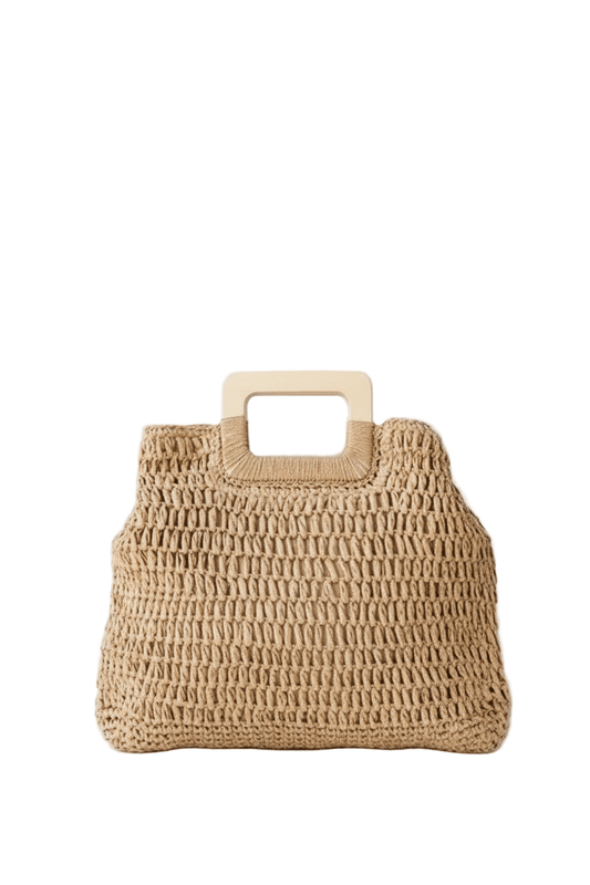 Oversized Straw Tote - Robbi & Angel