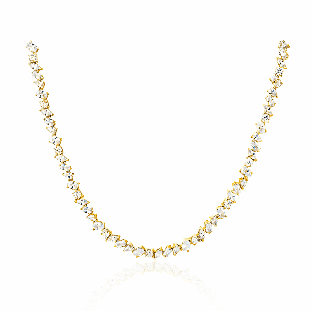 Pamela Elegant Tennis Necklace - Robbi & Angel