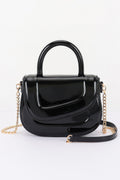 Patent Leather Top Handle Bag - Robbi & Angel