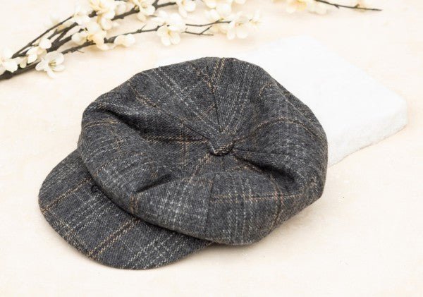 Plaid Newsboy Caps - Robbi & Angel
