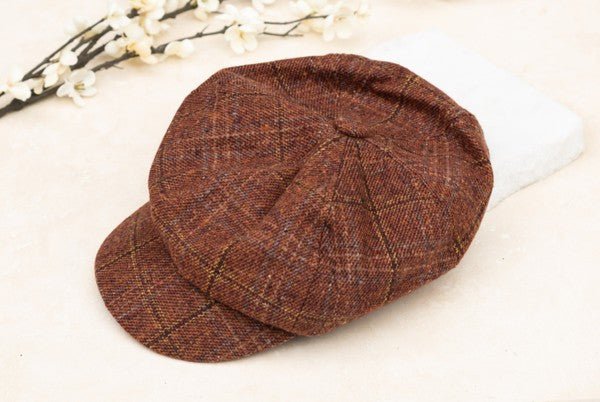 Plaid Newsboy Caps - Robbi & Angel