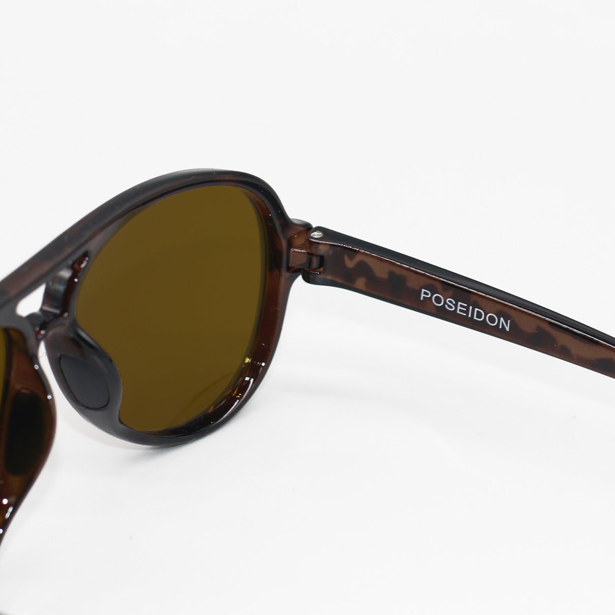Poseidon Brown Tortoise – Tangle-Free Floating Aviators - Robbi & Angel