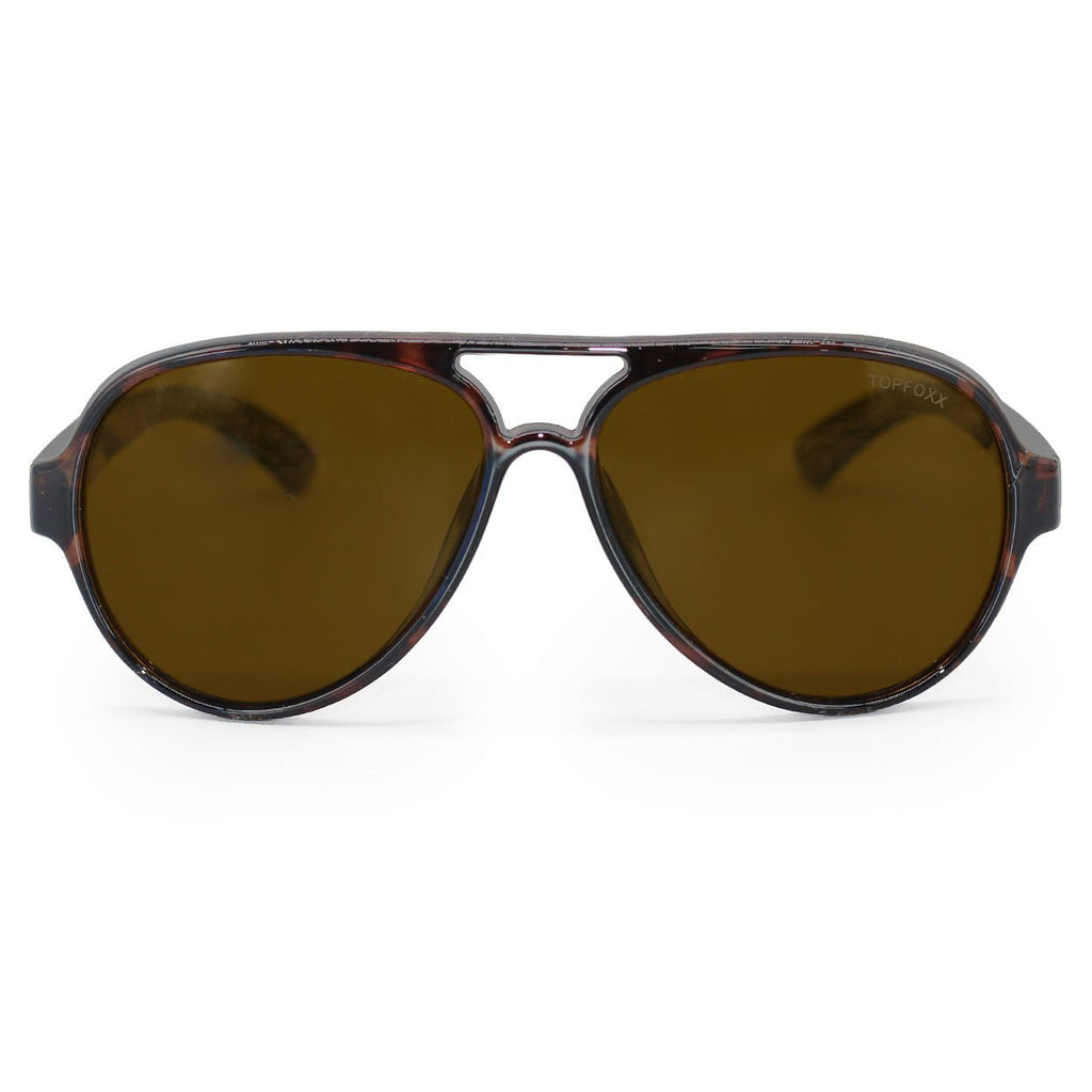Poseidon Brown Tortoise – Tangle-Free Floating Aviators - Robbi & Angel