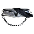 Rachel Double Pocket Puffy Sling/Waist Bag w/Black Resin Cha - Robbi & Angel
