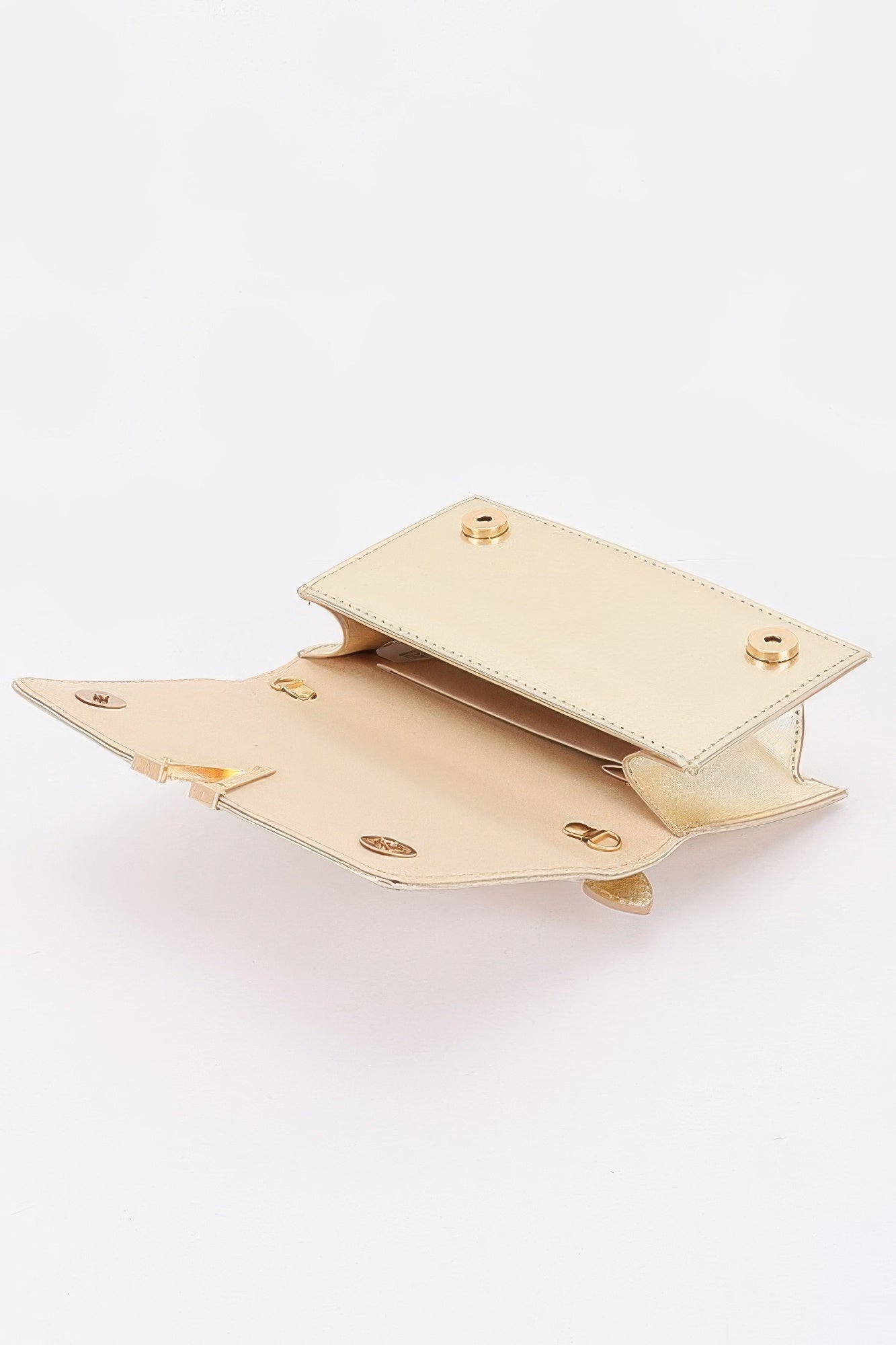 Rhinestone And Pearl Flap Clutch - Robbi & Angel