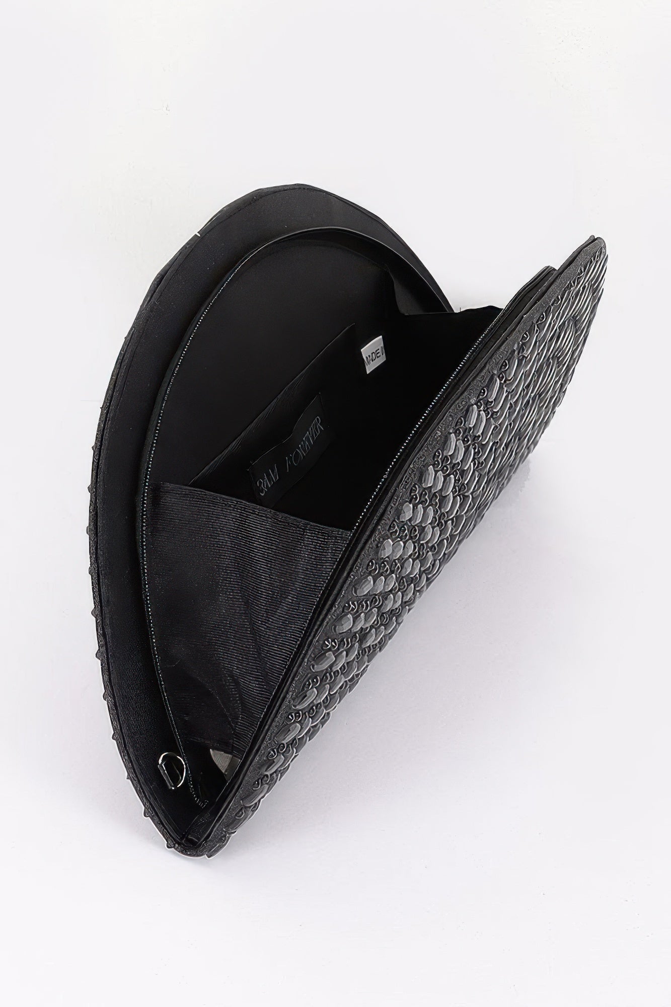 Rhinestone Half Moon Party Clutch - Robbi & Angel