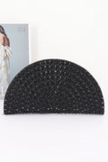 Rhinestone Half Moon Party Clutch - Robbi & Angel