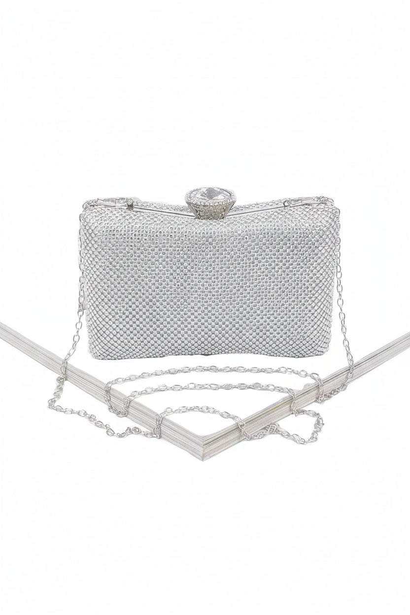 Rhinestone Hard Clutch - Robbi & Angel