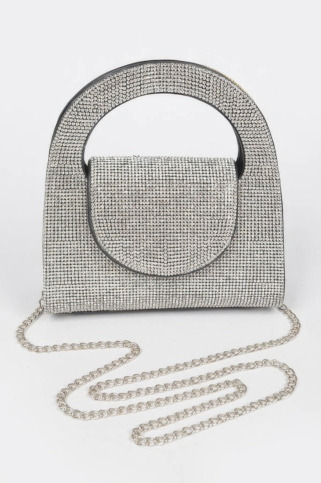 Rhinestone Top Handle Bag - Robbi & Angel