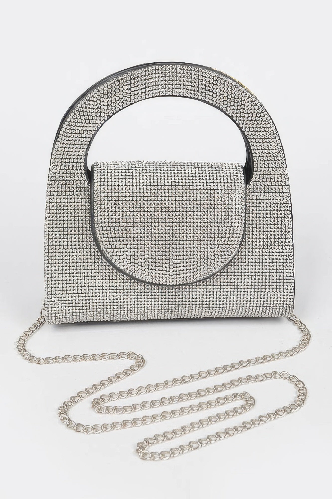 Rhinestone Top Handle Bag - Robbi & Angel