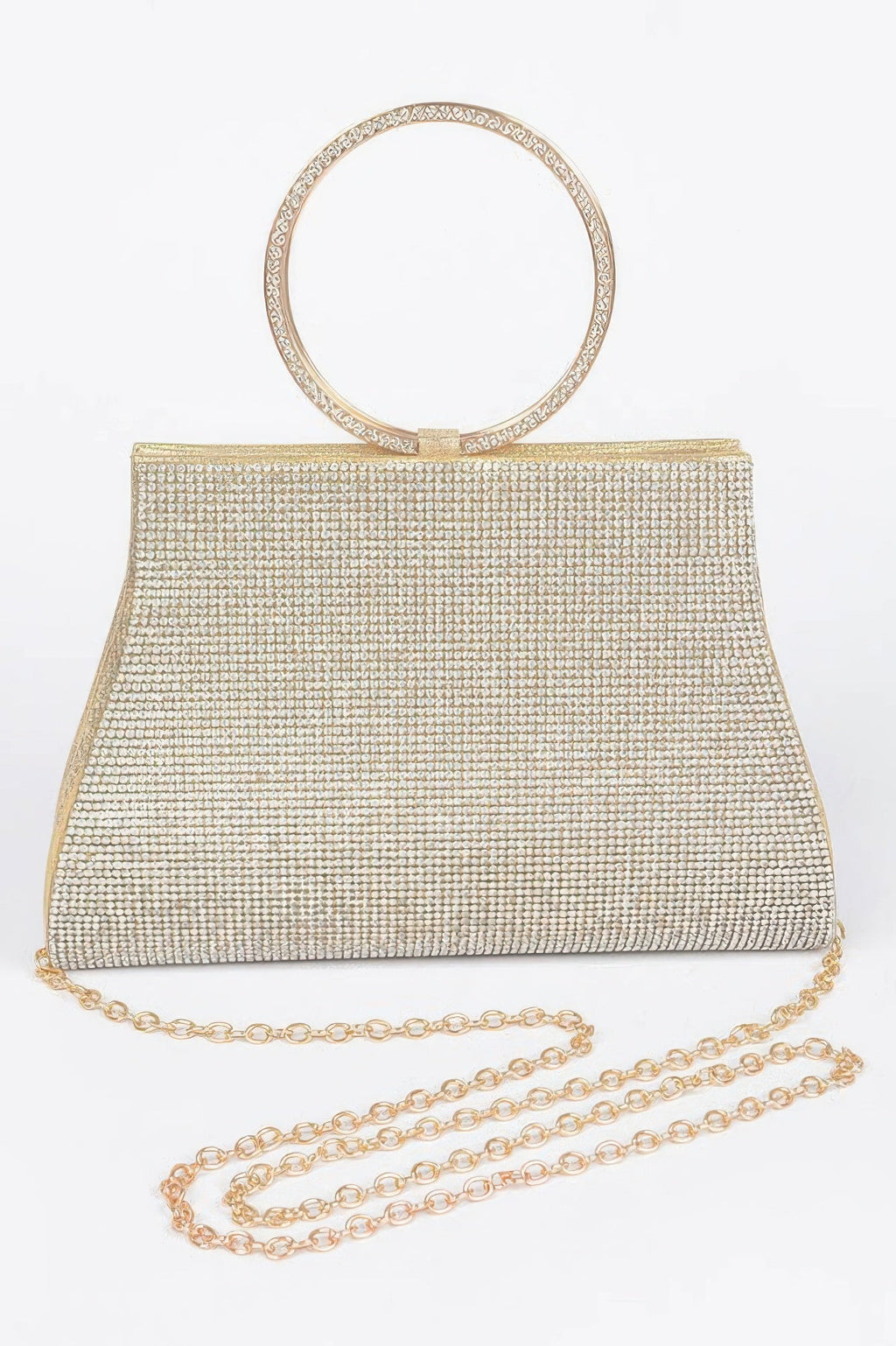 Rhinestone Top Handle Bag - Robbi & Angel