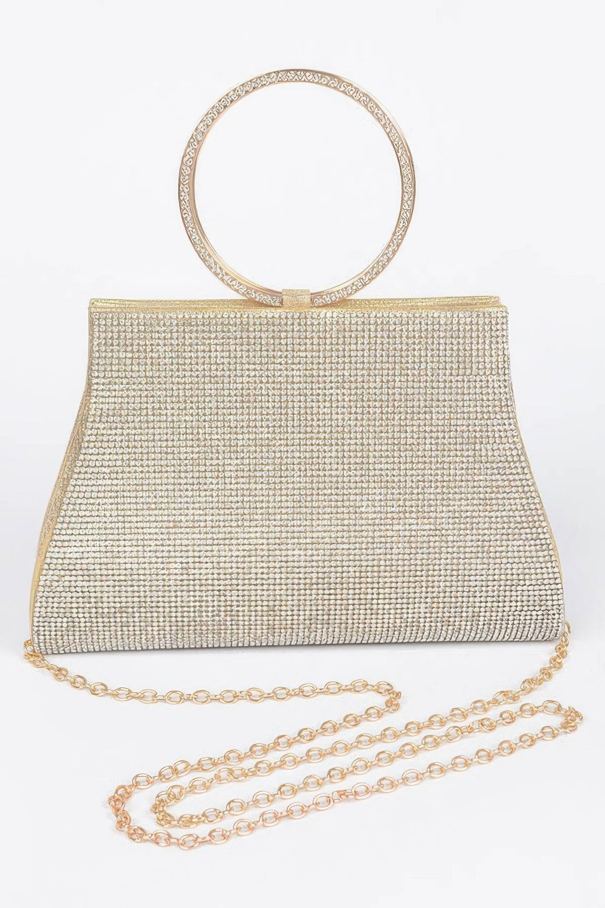 Rhinestone Top Handle Bag - Robbi & Angel