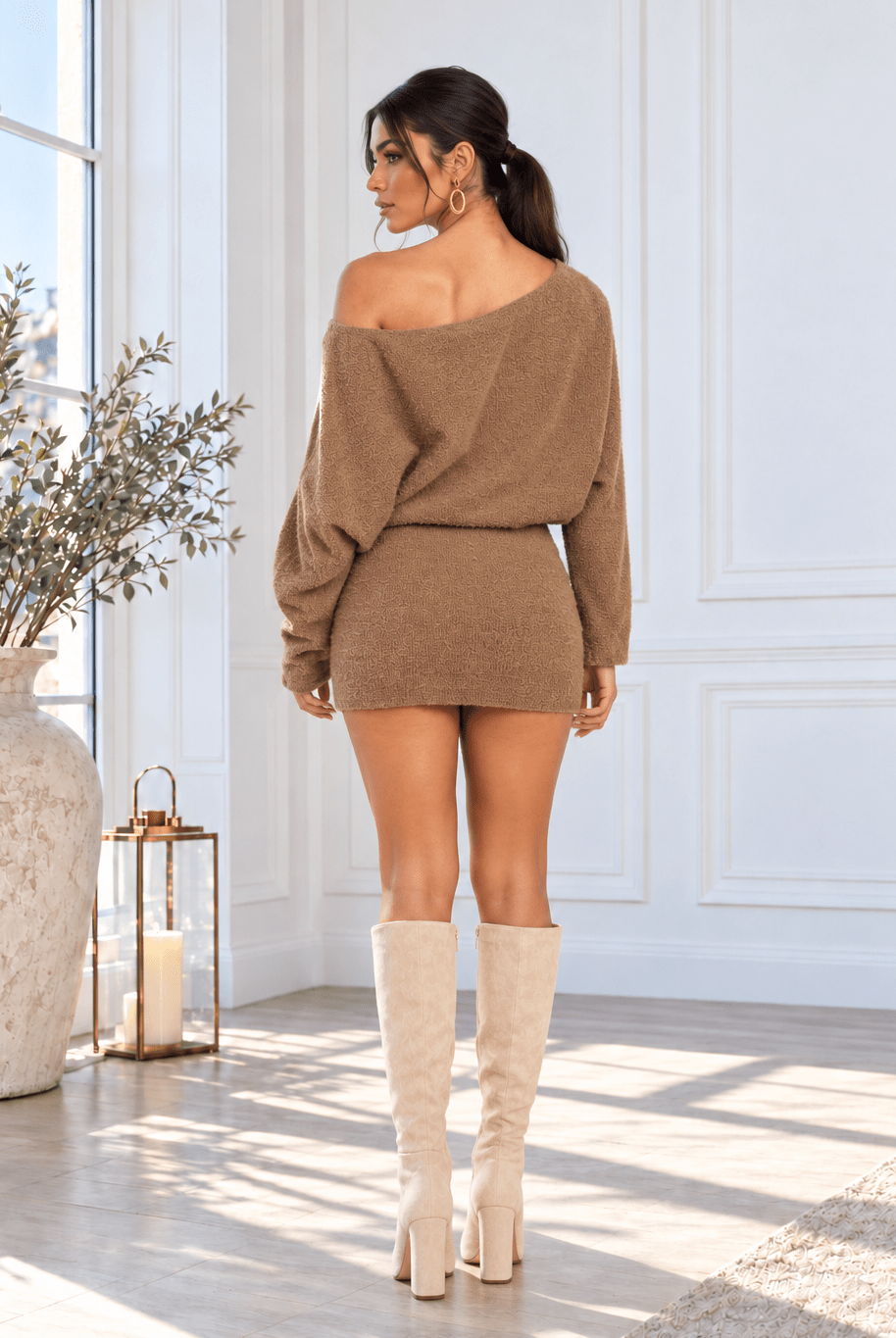 Rosaline Off Shoulder Mini Dress - Robbi & Angel