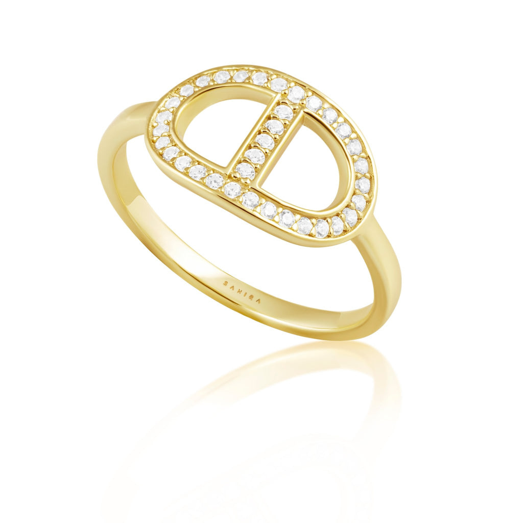 Rosie CZ Signet Ring - Robbi & Angel