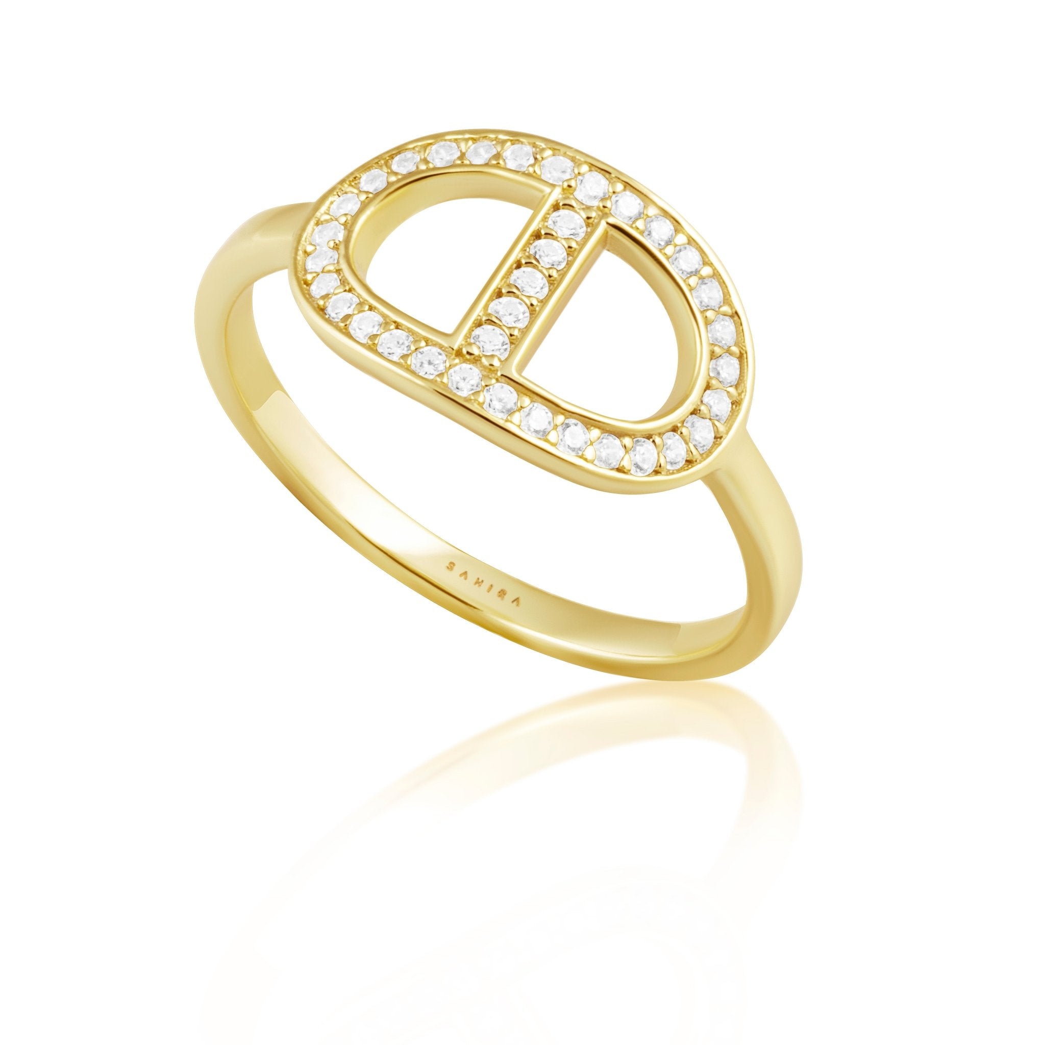 Rosie CZ Signet Ring - Robbi & Angel