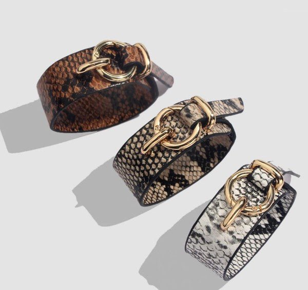 Round Lock Bracelet - Brown - Robbi & Angel