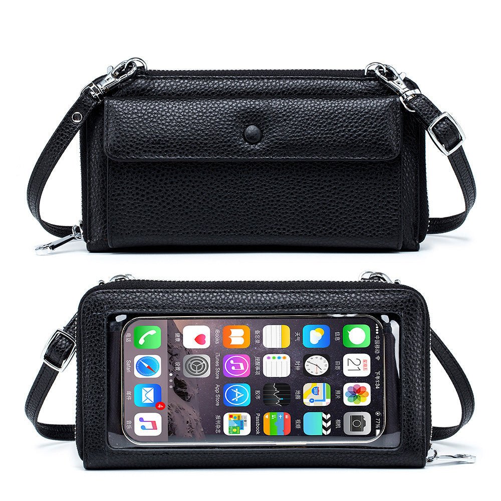 Ryann Genuine Leather Phone Wallet Crossbody - Robbi & Angel