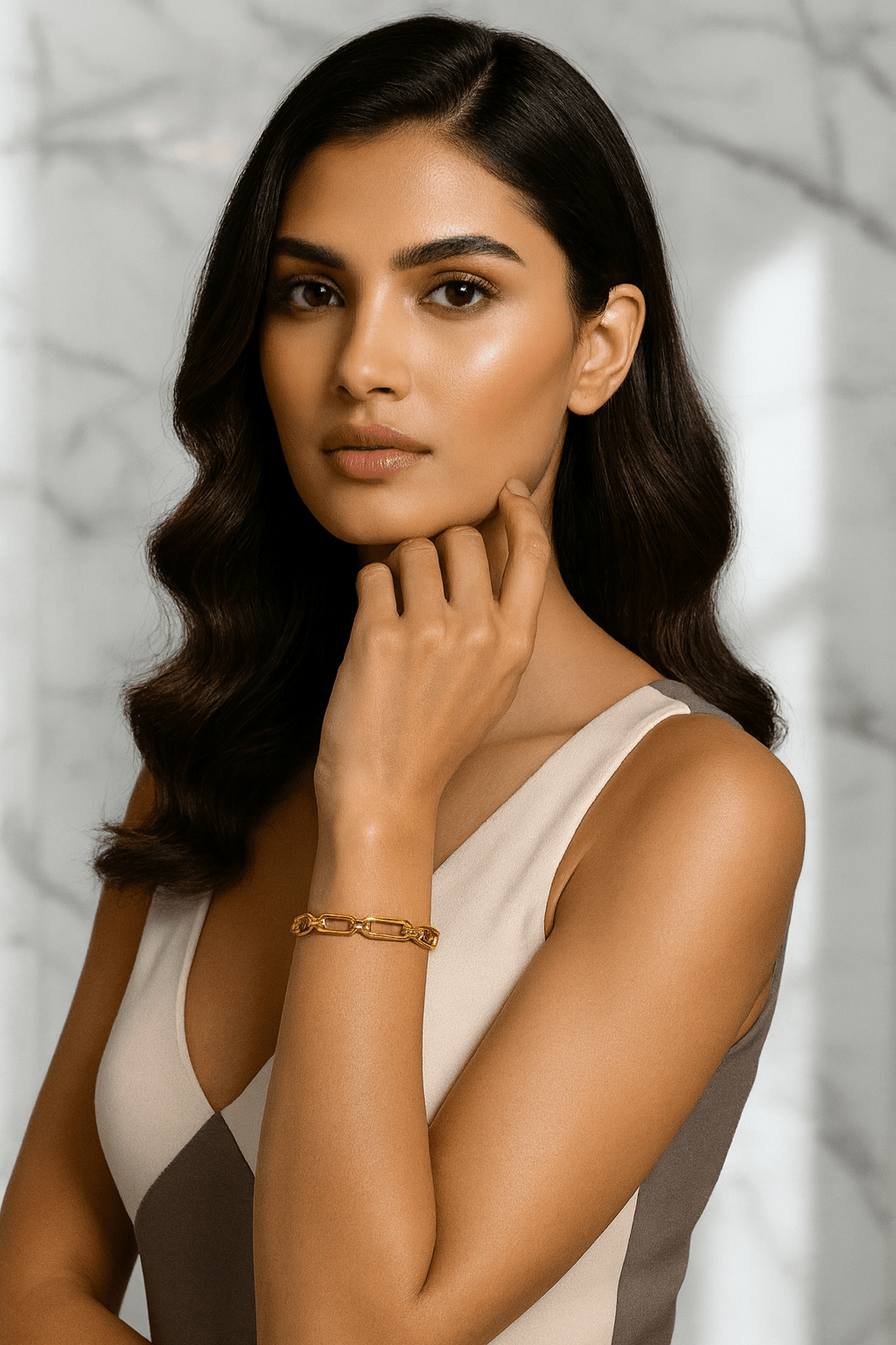 Sabrina Classic Chain Link Bracelet - Robbi & Angel