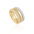 Sadie Serene Two Tone Ring Stack - Robbi & Angel