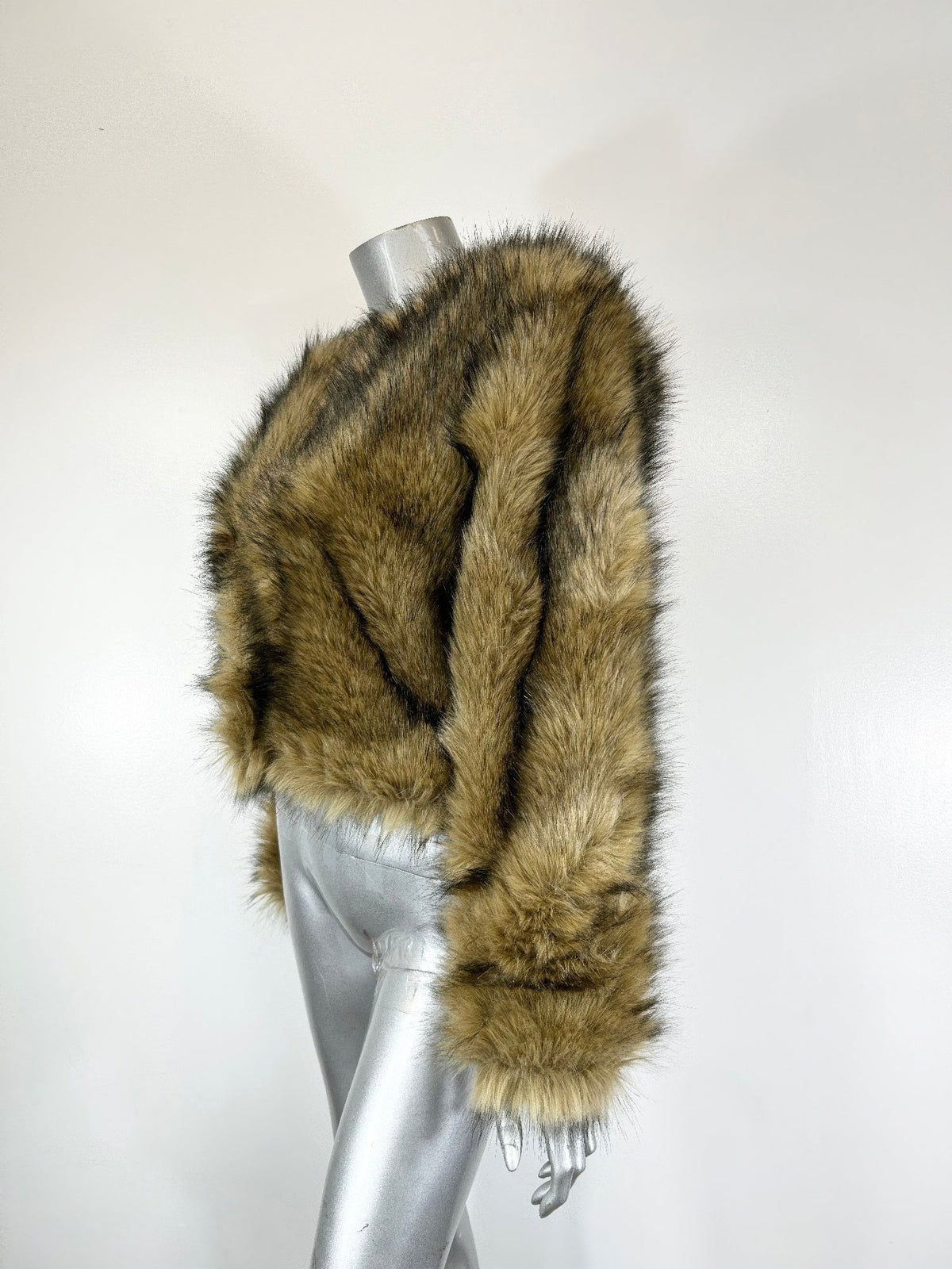 Sexy Voluminous, Long-pile Faux Fur Jacket - Robbi & Angel