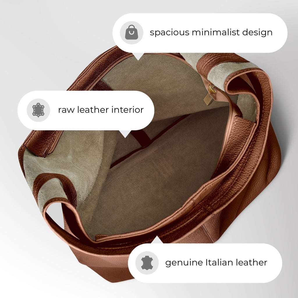 Siena Italian Full-Grain Leather Hobo Bag - Robbi & Angel