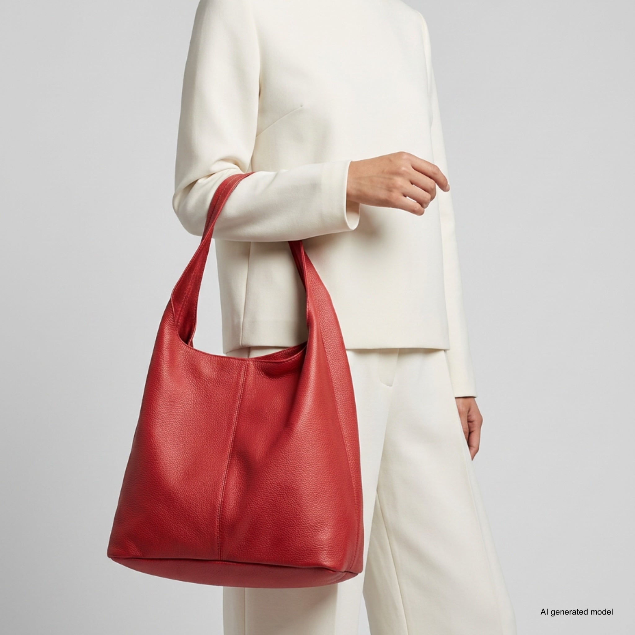 Siena Italian Full-Grain Leather Hobo Bag - Robbi & Angel