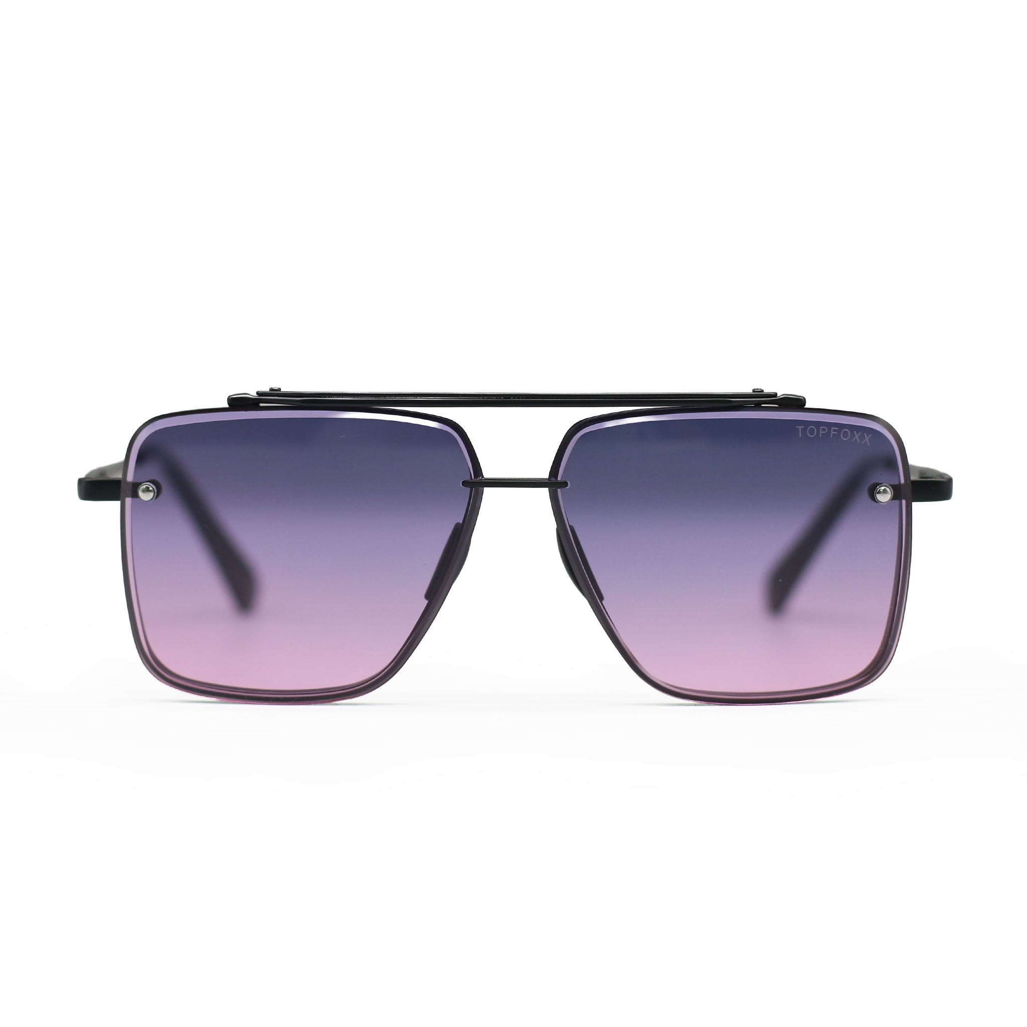 Smaller Bella Faded Purple and Pink - Tangle Free Aviator Sunglasses - Robbi & Angel
