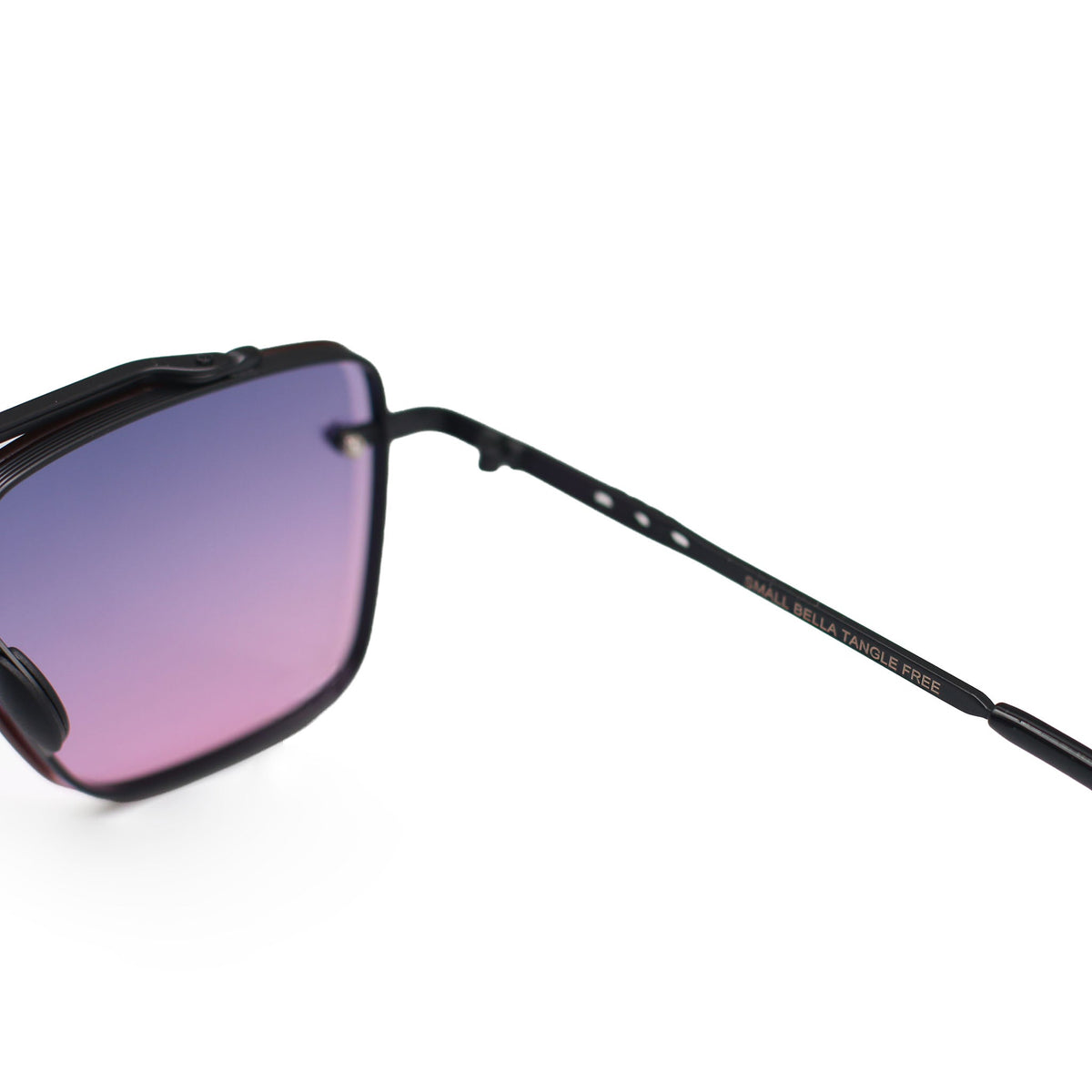 Smaller Bella Faded Purple and Pink - Tangle Free Aviator Sunglasses - Robbi & Angel