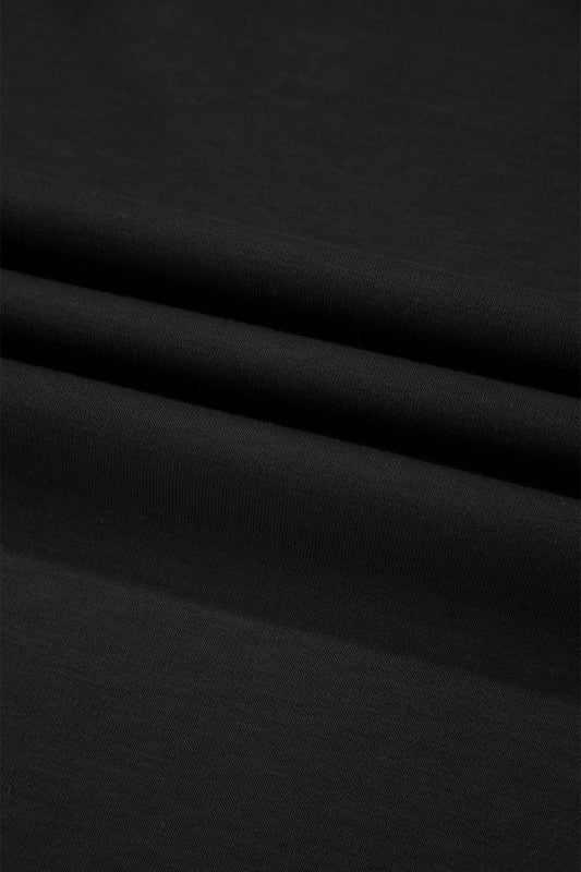 Solid Cropped Tee & Ruffle High Waist Skort Set - Robbi & Angel