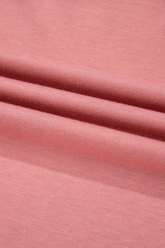 Solid Cropped Tee & Ruffle High Waist Skort Set - Robbi & Angel