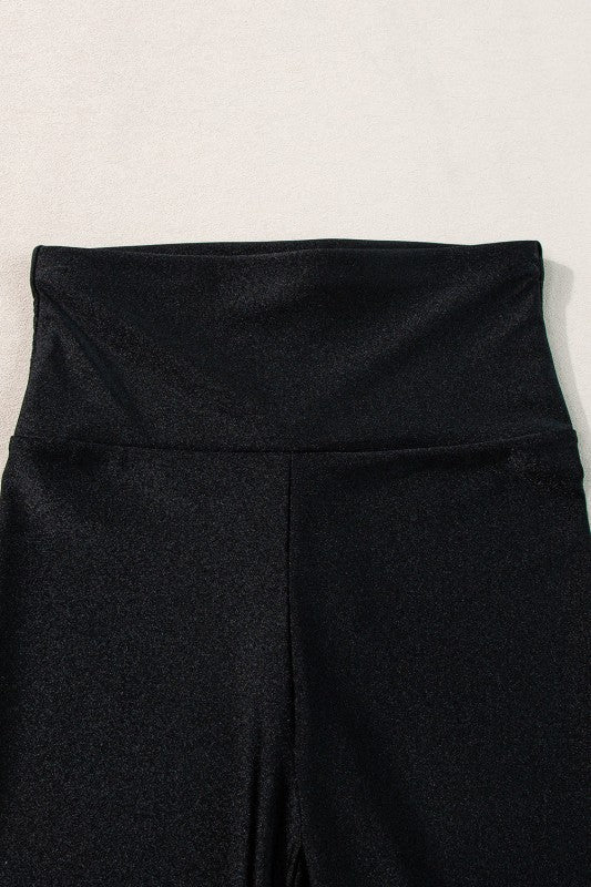 Solid High Waist Tight Leggings - Robbi & Angel