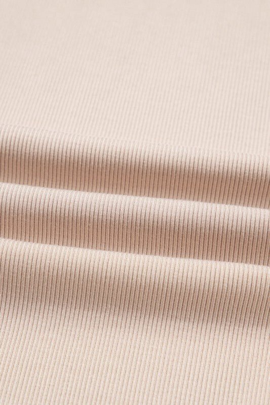 Solid Side Slit Sweatshirt and Leggings Set - Robbi & Angel